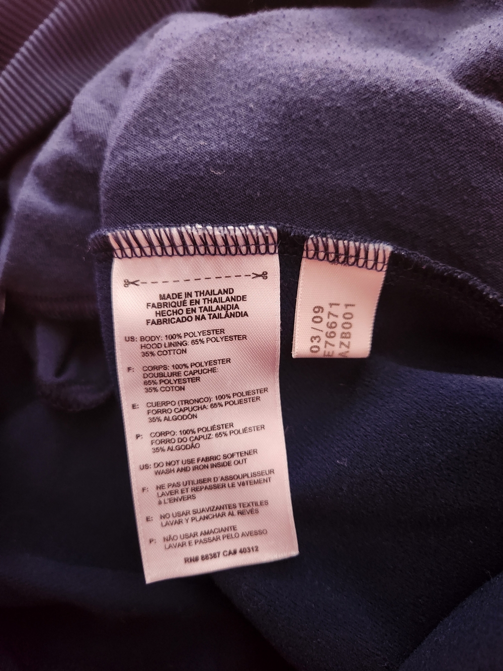 Rare David Beckhman Adidas LA Galaxy Navy Hooded Pullover - Picture 7 of 16
